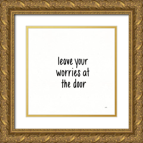 Beautiful Chaos V Gold Ornate Wood Framed Art Print with Double Matting by York, Leah