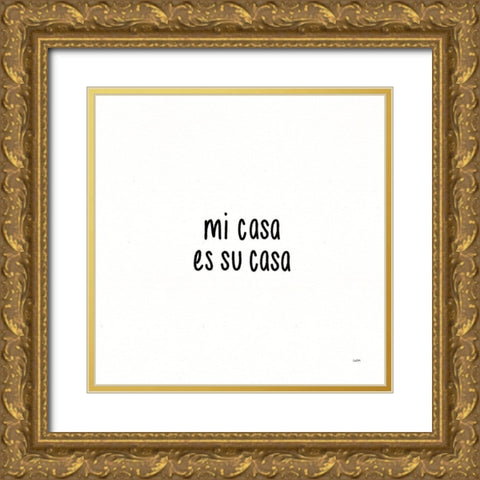 Beautiful Chaos IX Gold Ornate Wood Framed Art Print with Double Matting by York, Leah