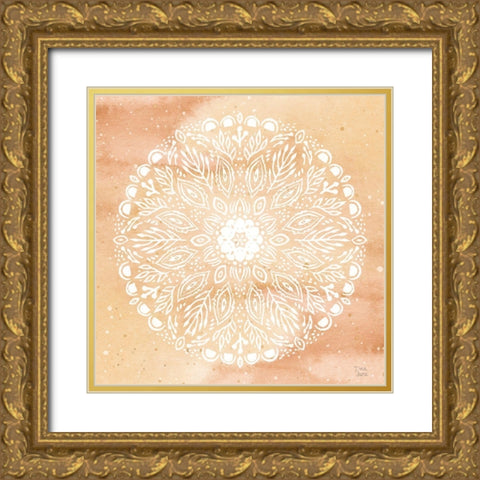 Ocean Breeze XI Gold Ornate Wood Framed Art Print with Double Matting by June, Dina