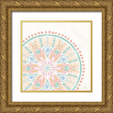 Ocean Breeze XII Gold Ornate Wood Framed Art Print with Double Matting by June, Dina