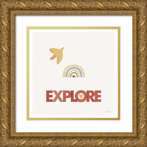 Explore Gold Ornate Wood Framed Art Print with Double Matting by Charro, Mercedes Lopez