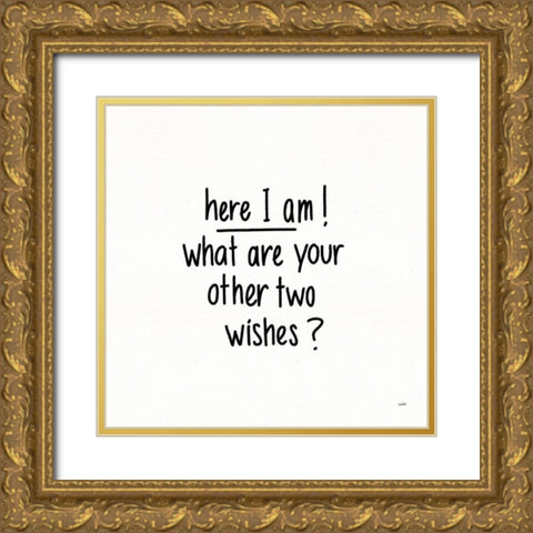 Pickup Lines III Gold Ornate Wood Framed Art Print with Double Matting by York, Leah