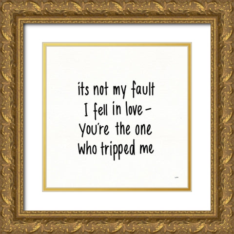 Pickup Lines IV Gold Ornate Wood Framed Art Print with Double Matting by York, Leah