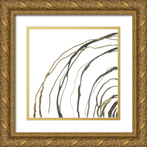 Not Quite Concentric I Gold Ornate Wood Framed Art Print with Double Matting by Paschke, Chris