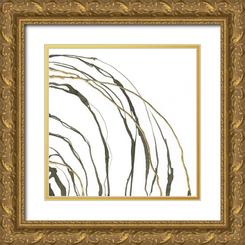 Not Quite Concentric II Gold Ornate Wood Framed Art Print with Double Matting by Paschke, Chris