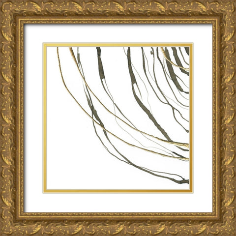 Not Quite Concentric III Gold Ornate Wood Framed Art Print with Double Matting by Paschke, Chris