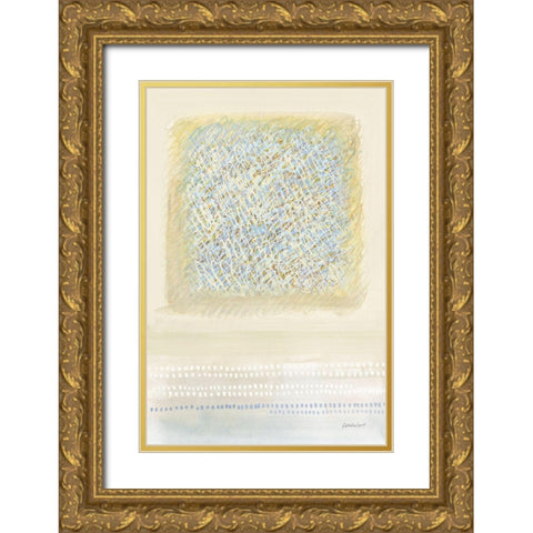 No Signal Gold Ornate Wood Framed Art Print with Double Matting by Lovell, Kathrine