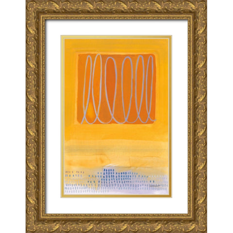 Wireless Gold Ornate Wood Framed Art Print with Double Matting by Lovell, Kathrine