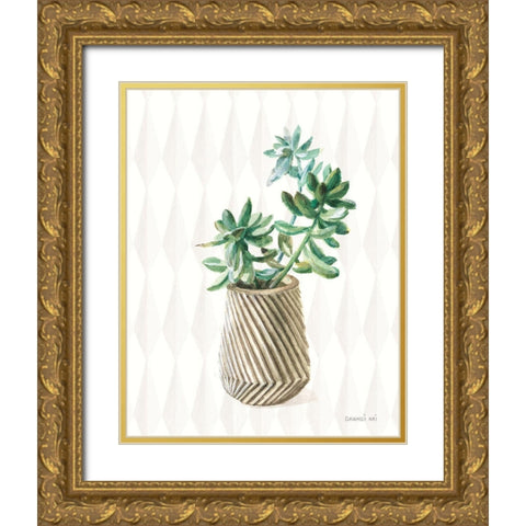 Desert Greenhouse X Gold Ornate Wood Framed Art Print with Double Matting by Nai, Danhui
