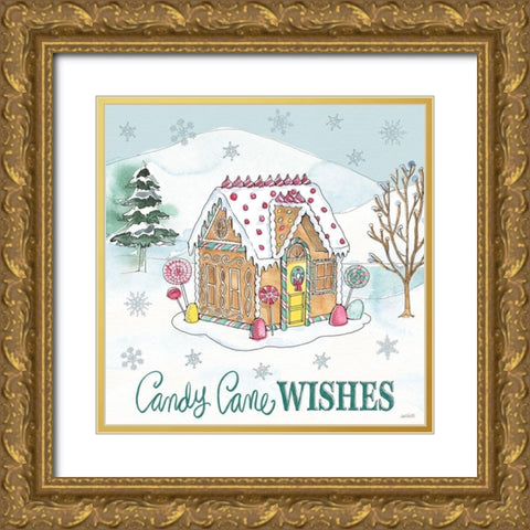 Holiday Trimmings II Gold Ornate Wood Framed Art Print with Double Matting by Tavoletti, Anne