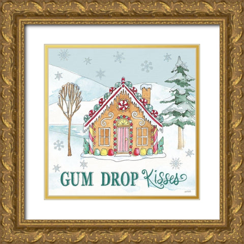 Holiday Trimmings III Gold Ornate Wood Framed Art Print with Double Matting by Tavoletti, Anne