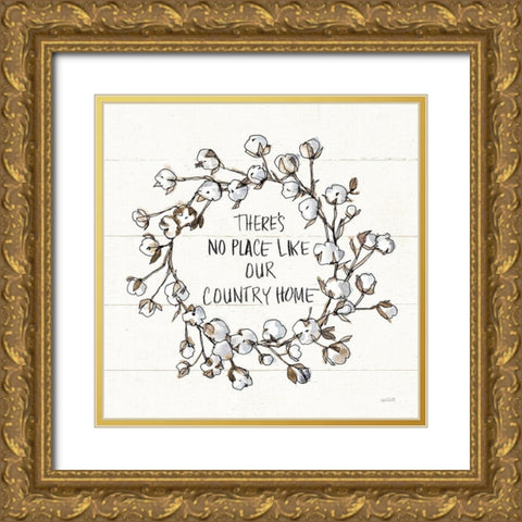 Country Life VI Home Gold Ornate Wood Framed Art Print with Double Matting by Tavoletti, Anne