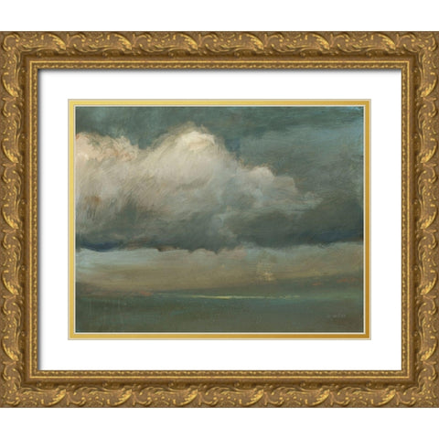 Gathering Storm Gold Ornate Wood Framed Art Print with Double Matting by Wiens, James