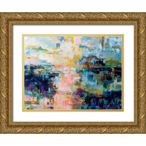 Joy of My Life Gold Ornate Wood Framed Art Print with Double Matting by Vertentes, Jeanette