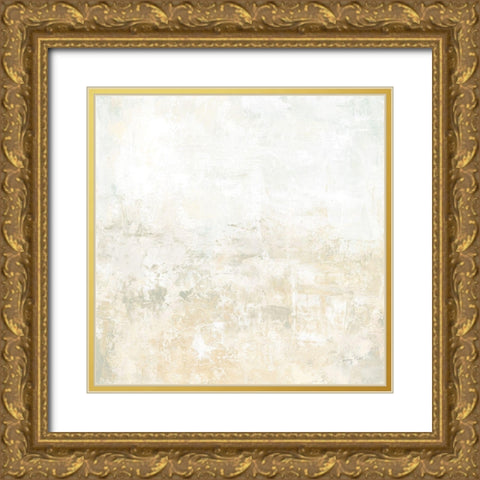 Clay I Light Sq Gold Ornate Wood Framed Art Print with Double Matting by Prahl, Courtney