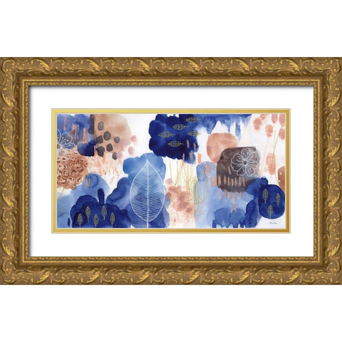 Essence of Life I Gold Ornate Wood Framed Art Print with Double Matting by Horn, Laura