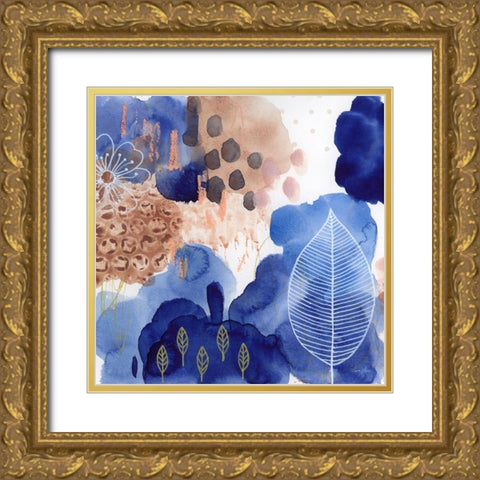 Essence of Life III Gold Ornate Wood Framed Art Print with Double Matting by Horn, Laura