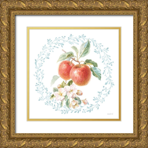 Blooming Orchard II Gold Ornate Wood Framed Art Print with Double Matting by Nai, Danhui