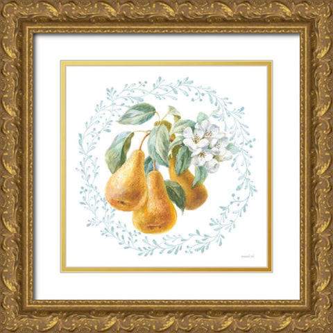 Blooming Orchard IV Gold Ornate Wood Framed Art Print with Double Matting by Nai, Danhui