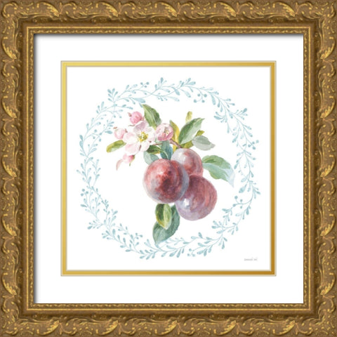 Blooming Orchard V Gold Ornate Wood Framed Art Print with Double Matting by Nai, Danhui