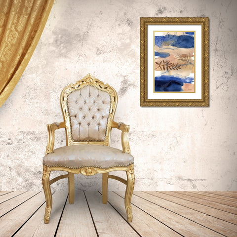 The Branch and the River Gold Ornate Wood Framed Art Print with Double Matting by Horn, Laura