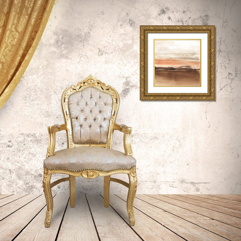 Sand Shadows II Gold Ornate Wood Framed Art Print with Double Matting by Paschke, Chris