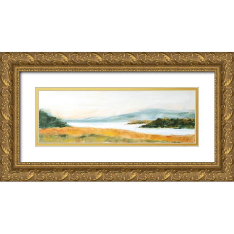 Secret River Gold Ornate Wood Framed Art Print with Double Matting by Schlabach, Sue