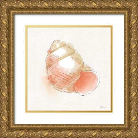 Seaside VII Gold Ornate Wood Framed Art Print with Double Matting by Grove, Beth