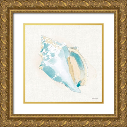 Seaside VIII Gold Ornate Wood Framed Art Print with Double Matting by Grove, Beth