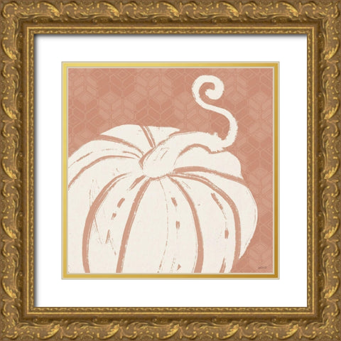 Autumn Tones VI Gold Ornate Wood Framed Art Print with Double Matting by Tavoletti, Anne