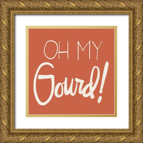 Autumn Tones IX Gold Ornate Wood Framed Art Print with Double Matting by Tavoletti, Anne