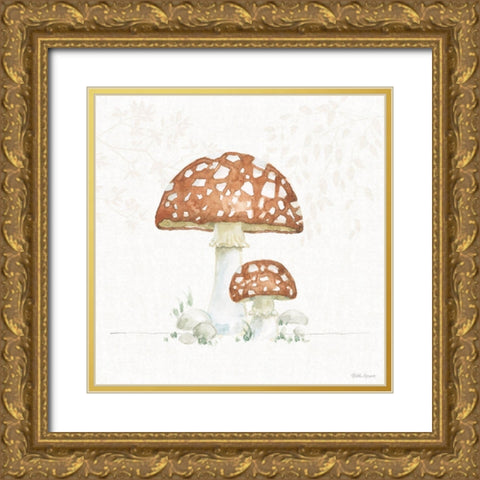 Woodland Love VII Gold Ornate Wood Framed Art Print with Double Matting by Grove, Beth