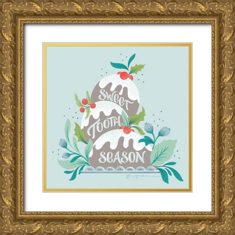 Falala V Gold Ornate Wood Framed Art Print with Double Matting by Graham, Gia