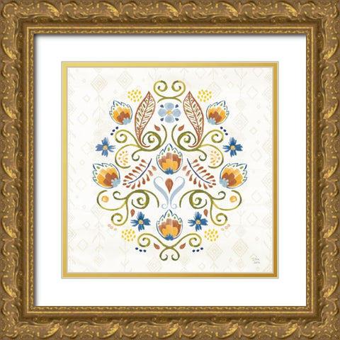 Sweet and Spicy XV Colorful Gold Ornate Wood Framed Art Print with Double Matting by June, Dina
