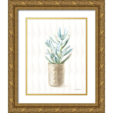 Desert Greenhouse XVII Gold Ornate Wood Framed Art Print with Double Matting by Nai, Danhui