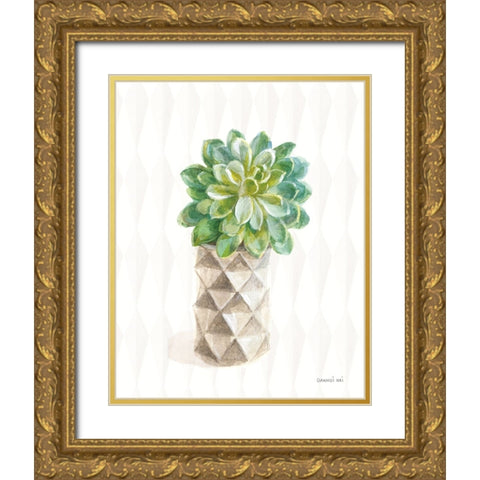 Desert Greenhouse XVIII Gold Ornate Wood Framed Art Print with Double Matting by Nai, Danhui