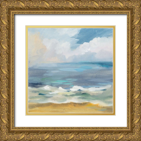 Del Mar Sky I Gold Ornate Wood Framed Art Print with Double Matting by Vassileva, Silvia