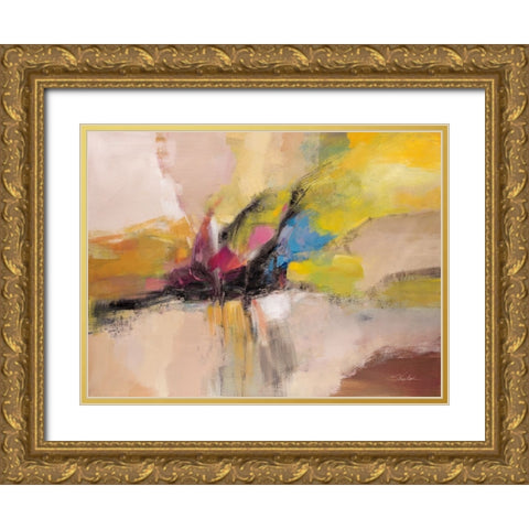 April Skylight Gold Ornate Wood Framed Art Print with Double Matting by Vassileva, Silvia