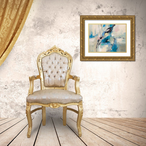 Old Port Reminiscence Gold Ornate Wood Framed Art Print with Double Matting by Vassileva, Silvia