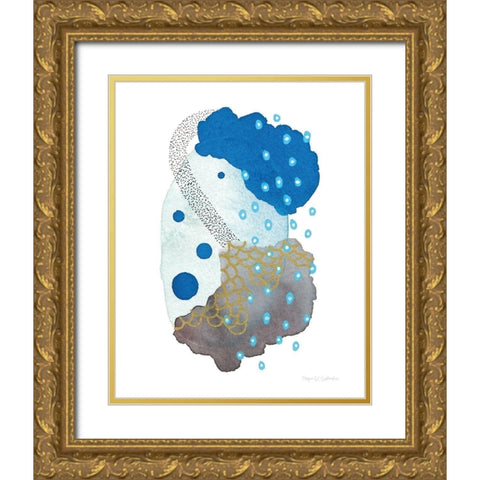 Abstract Day IV Gold Ornate Wood Framed Art Print with Double Matting by Gallagher, Megan