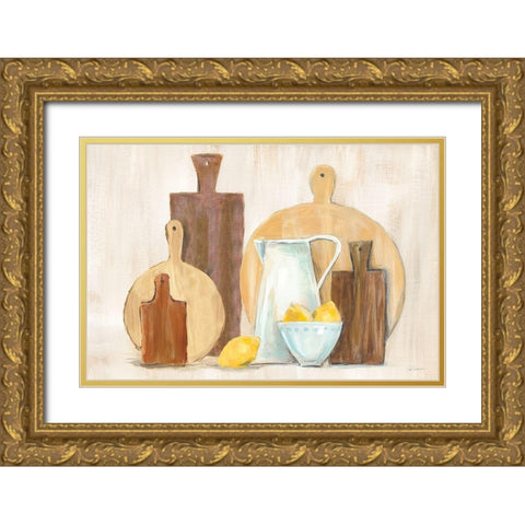 Marnies Kitchen III Gold Ornate Wood Framed Art Print with Double Matting by Schlabach, Sue
