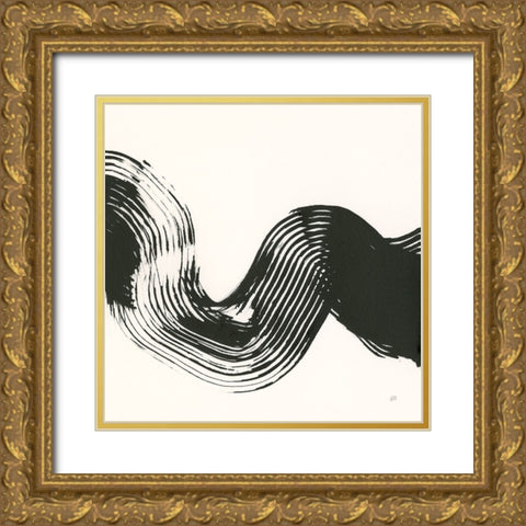 Brushed V Gold Ornate Wood Framed Art Print with Double Matting by Paschke, Chris