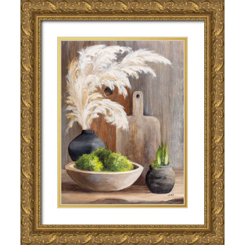 Spring Tableaux I Gold Ornate Wood Framed Art Print with Double Matting by Purinton, Julia