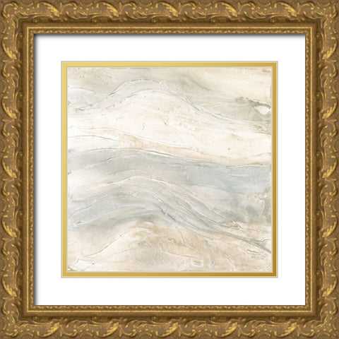 Toned Texture VI Gold Ornate Wood Framed Art Print with Double Matting by Paschke, Chris