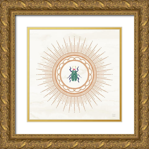 The Tropics IV Gold Ornate Wood Framed Art Print with Double Matting by June, Dina