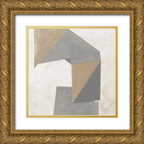 Paper Trail Travertine Crop Gold Ornate Wood Framed Art Print with Double Matting by Schick, Mike