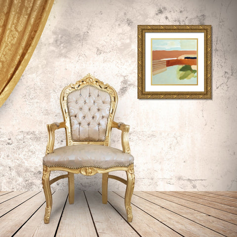 Secrets in the Desert Gold Ornate Wood Framed Art Print with Double Matting by Munger, Pamela