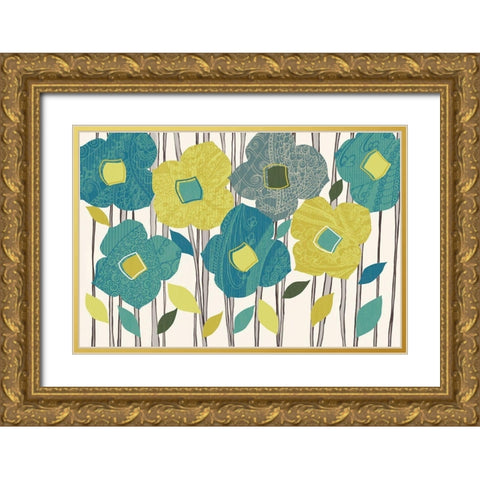 Spice It Up Gold Ornate Wood Framed Art Print with Double Matting by Adams, Sarah