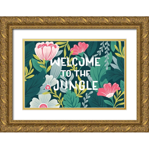 Lush Life I Gold Ornate Wood Framed Art Print with Double Matting by Graham, Gia