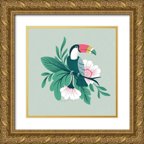 Lush Life II Gold Ornate Wood Framed Art Print with Double Matting by Graham, Gia